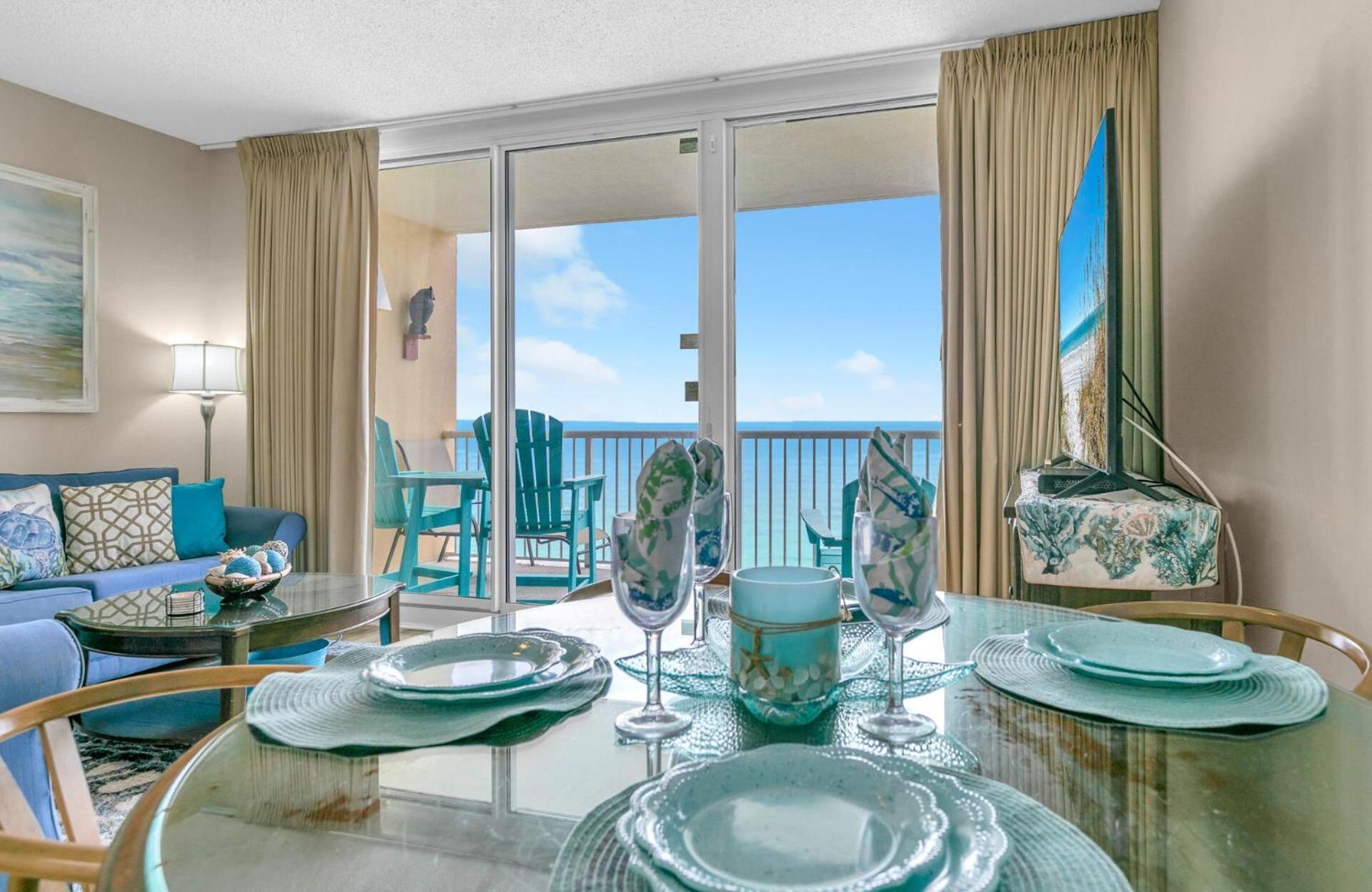 Stunning Ocean & Sunset Views, Direct Beach Access With 2 King Bedrooms At Panama City Beach, Fl 외부 사진