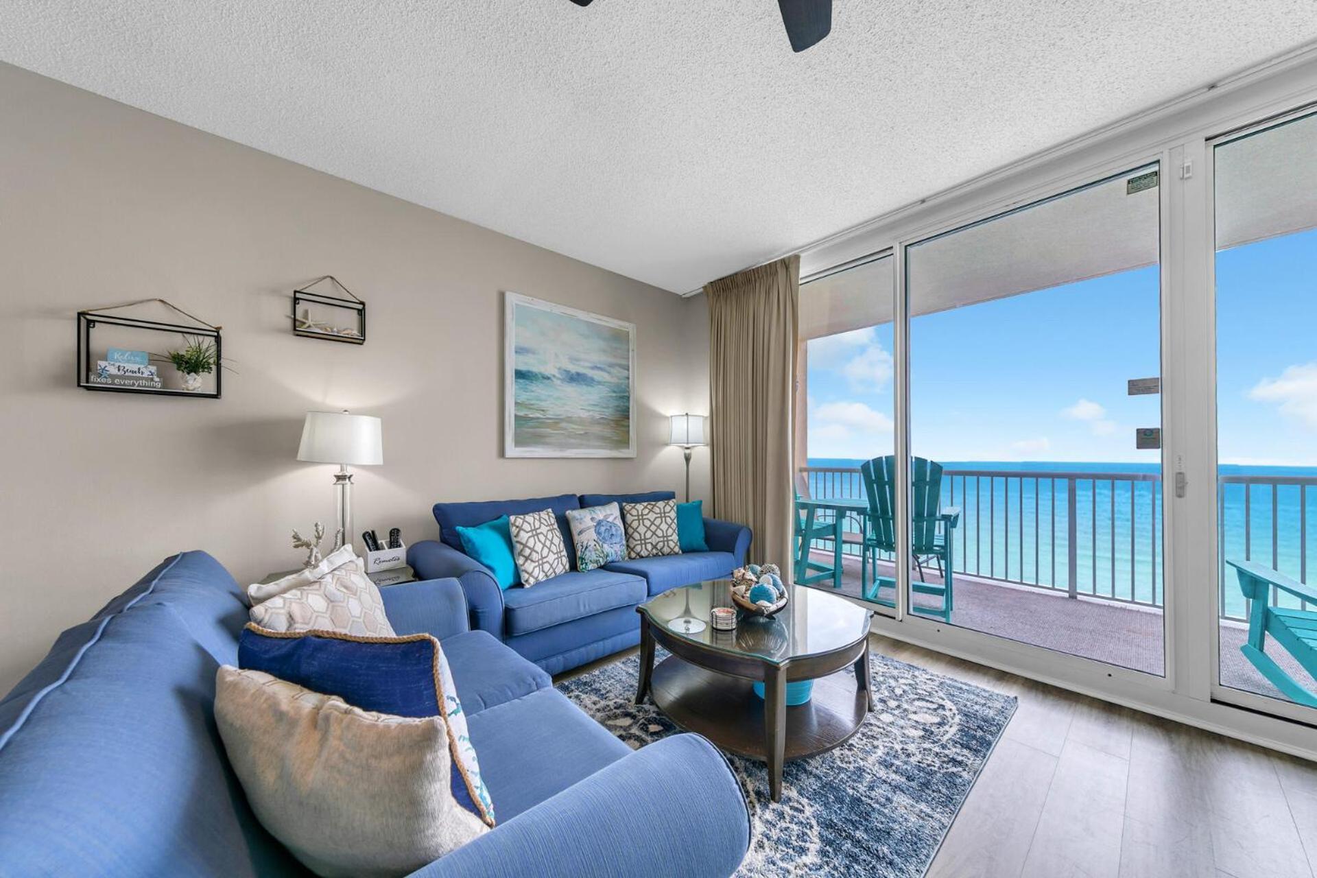 Stunning Ocean & Sunset Views, Direct Beach Access With 2 King Bedrooms At Panama City Beach, Fl 외부 사진