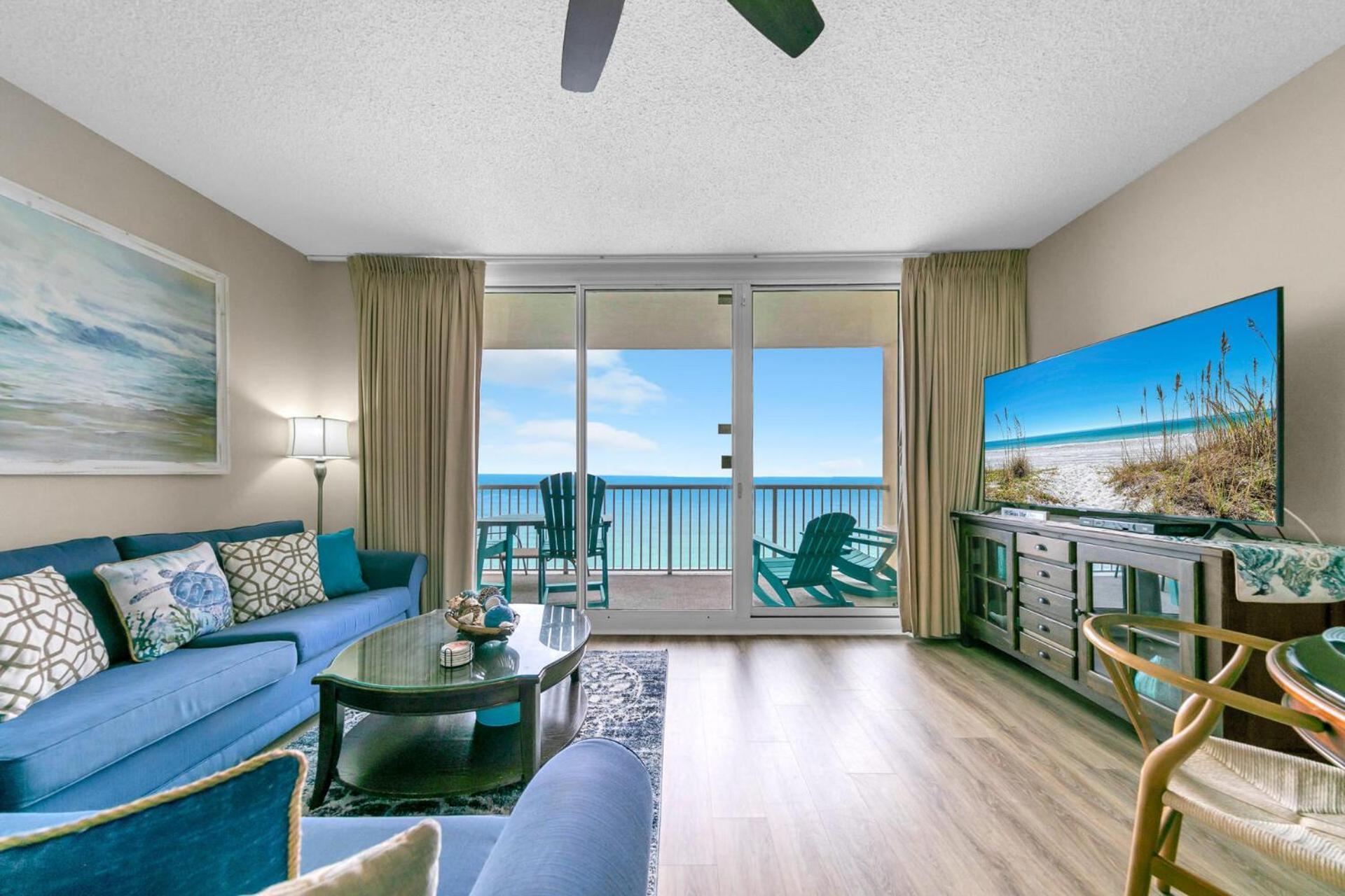Stunning Ocean & Sunset Views, Direct Beach Access With 2 King Bedrooms At Panama City Beach, Fl 외부 사진